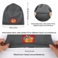 thumbnail image 2 of Tom And Jerry Beanie Men Slouchy Knit Skull Cap Warm Stocking Hats Guys Women Winter Beanie Hat Cuffed Plain Hat, 2 of 8