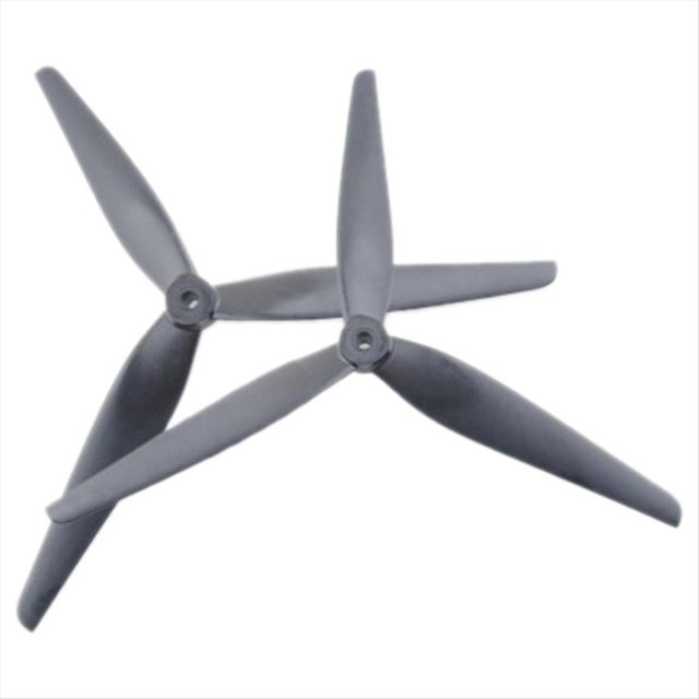 1 Par de Hélices de 10 Pulgadas 10X4.5X3 Hélice de 3 Palas CCW + CW para Piezas de Bricolaje de Drones RC FPV