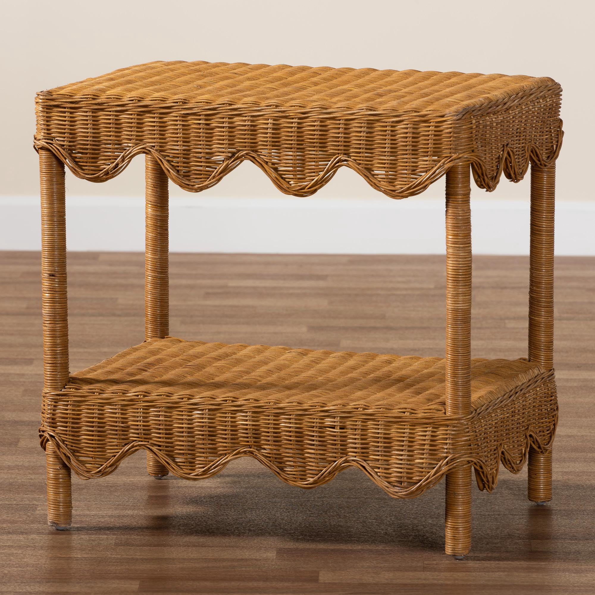 bali & pari Oteria Boho Side Table, Light Honey