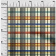 thumbnail image 1 of oneOone Georgette Viscose Fabric Madras Check Decor Fabric Printed BTY 42 Inch Wide, 1 of 4