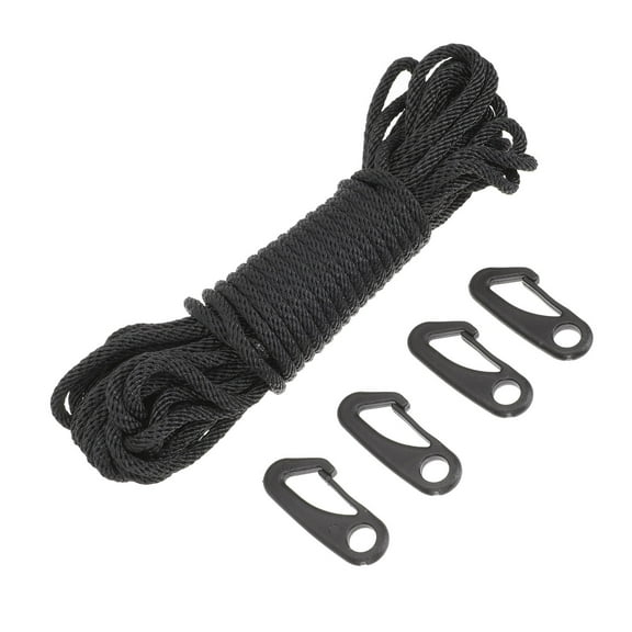 Toyvian Flagpole Rope Kit 1 Set Polyester PP Cord for Outdoor Flagpoles and Accessories