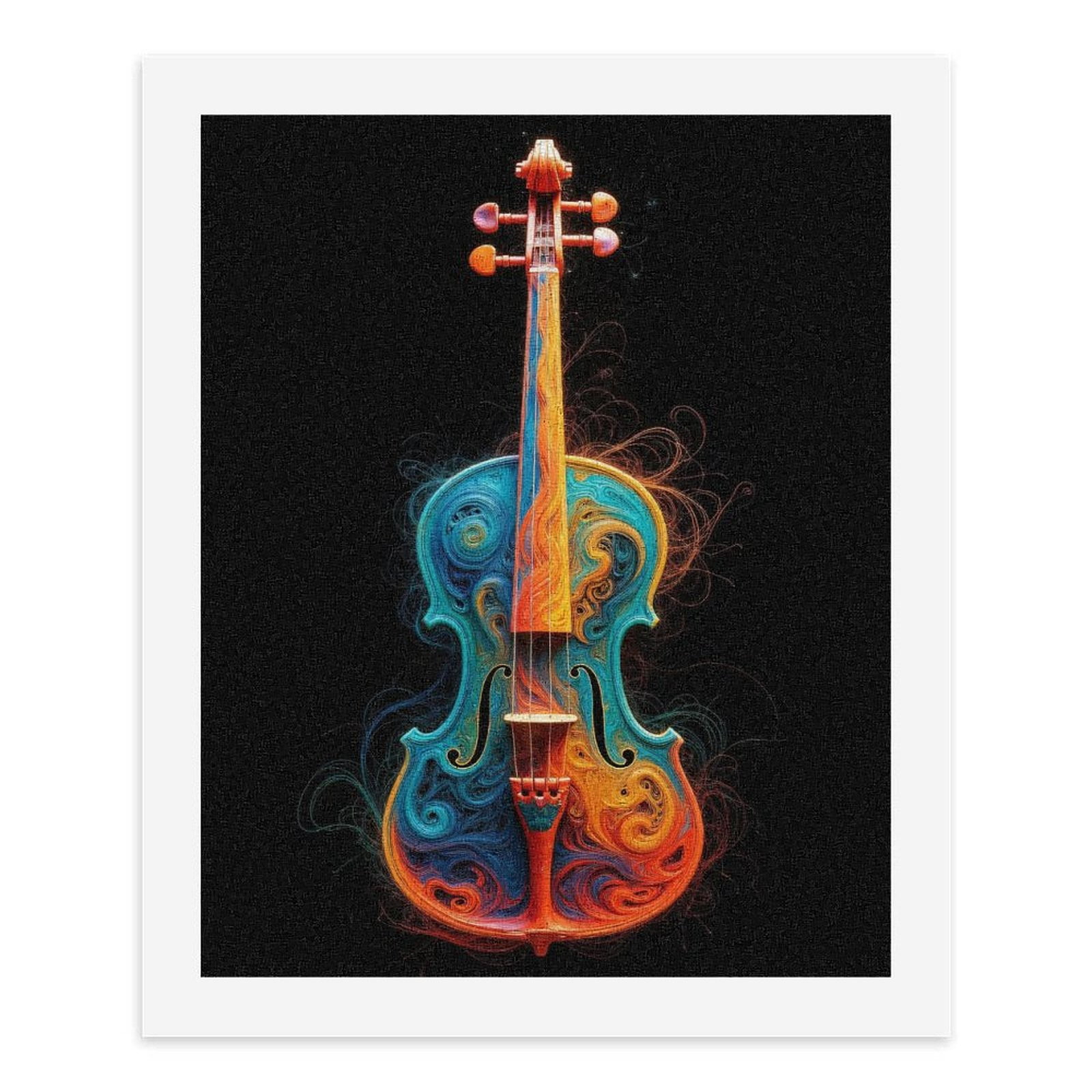 Paint by Numbers Kit for Adults, Colorful Abstract Musical Design Paint by Numbers, Easy Paint by Numbers Kit for Adults Beginner, DIY Adult Paint by Number Kits on Canvas, Home Decor