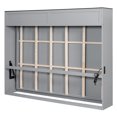 thumbnail image 5 of Queen Size Wood Murphy Bed with Hidden Folding Platfom Bed, Wall Cabinet Bed Frame with Shelf Top & Side Charging Station, 5 of 11