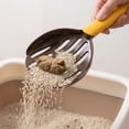 thumbnail image 6 of Litter Scoop Instant Filter Plastic Bi-Color Sifting Shovel for Clumping Cat Litter, Ergonomic Handle, Easy Clean, for Daily Use, Odor Resistant, Hanging Hole, 6 of 8