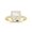 yellow-gold, variant on Platinum 1 Carat LAB GROWN IGI CERTIFIED DIAMOND Square Halo Style Single Row Princess Cut Diamond Engagement Ring (E-F Color SI1-SI2 Clarity 0.75 Ct Center)