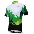thumbnail image 3 of Maillot de ciclismo para hombre, maillot de bicicleta de montaña, camisetas de bicicleta de montaña profesionales, camisetas de manga corta para carretera, ropa de ciclismo, ropa de carreras negra, 3 of 5