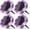 Purple, variant on Peasur Solar Ground Lights, IP68 Waterproof Disc Lights, Anti-Rust Landscape Lighting for Pathway, Garden, Yard and Driveway