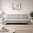 thumbnail image 2 of Sofa Cama Reclinable El Bazar Store Vegas Terciopelo Gris Plata , Futon 3 posiciones, Sala, 2 of 6