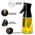 thumbnail image 3 of Olive Oil Dispenser and Oil Sprayer -Oil Dispenser Bottle for Kitchen - 180ml Olive Oil Bottle - Oil Sprayer for Cooking, Kitchen, Salad, Barbecue Black, 3 of 6