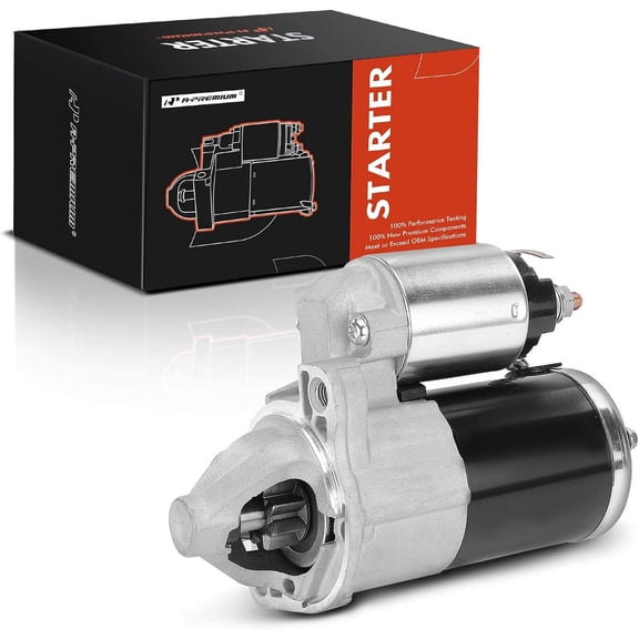 A-Premium Starter Motor Compatible with Mitsubishi Outlander 2007 2008 2009, V6 3.0L, 12V 1.4KW 8-Teeth Clockwise, Replace# 1810A096