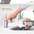 thumbnail image 3 of Stylish One-Handle 14" Ht. Stainless Steel Pull Down Kitchen Faucet with Soap Dispenser K131SS01S, 3 of 11
