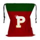 thumbnail image 2 of Bolsa de regalo navideña con cordón, 26 letras, poliéster rojo, 30 x 38 cm | Bolsa reutilizable para dulces navideños, pequeña bolsa para envolver regalos, organizador de decoración festiva, 2 of 6