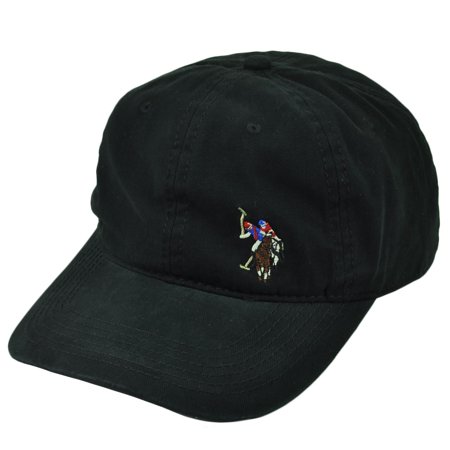 Uspa Cap US Polo Association Assn Horse Clip Buckle Relaxed Slouch Hat Cap Black ...