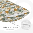 thumbnail image 3 of JUNZAN Fruit Pineapples Pillow Cases Standard Size, with Envelope Closure Bed Pillow Cases(without pillow core),16"x24" inches, 3 of 5