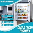 thumbnail image 4 of Fridge Cleaner – Cleans Inside Refrigerator for Spotless, Food-Contact Safe Surfaces | Biodegradable, Vegan, Cruelty-Free Effortlessly Lifts Sticky Messes & Dried-On Food Spray Bottle, 4 of 4