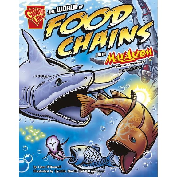 Graphic Science The World of Food Chains with Max Axiom, Super Scientist, (Paperback)