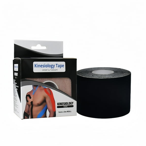 Cotton Elastic Sports Tape - Original Hypoallergenic, Latex Free, Ideal for Muscle Protection and Knee & Shoulder Support