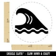 thumbnail image 2 of Ocean Surf Wave Beach Self-Inking Rubber Stamp Ink Stamper - Blue Ink - Mini 1/2 Inch, 2 of 7