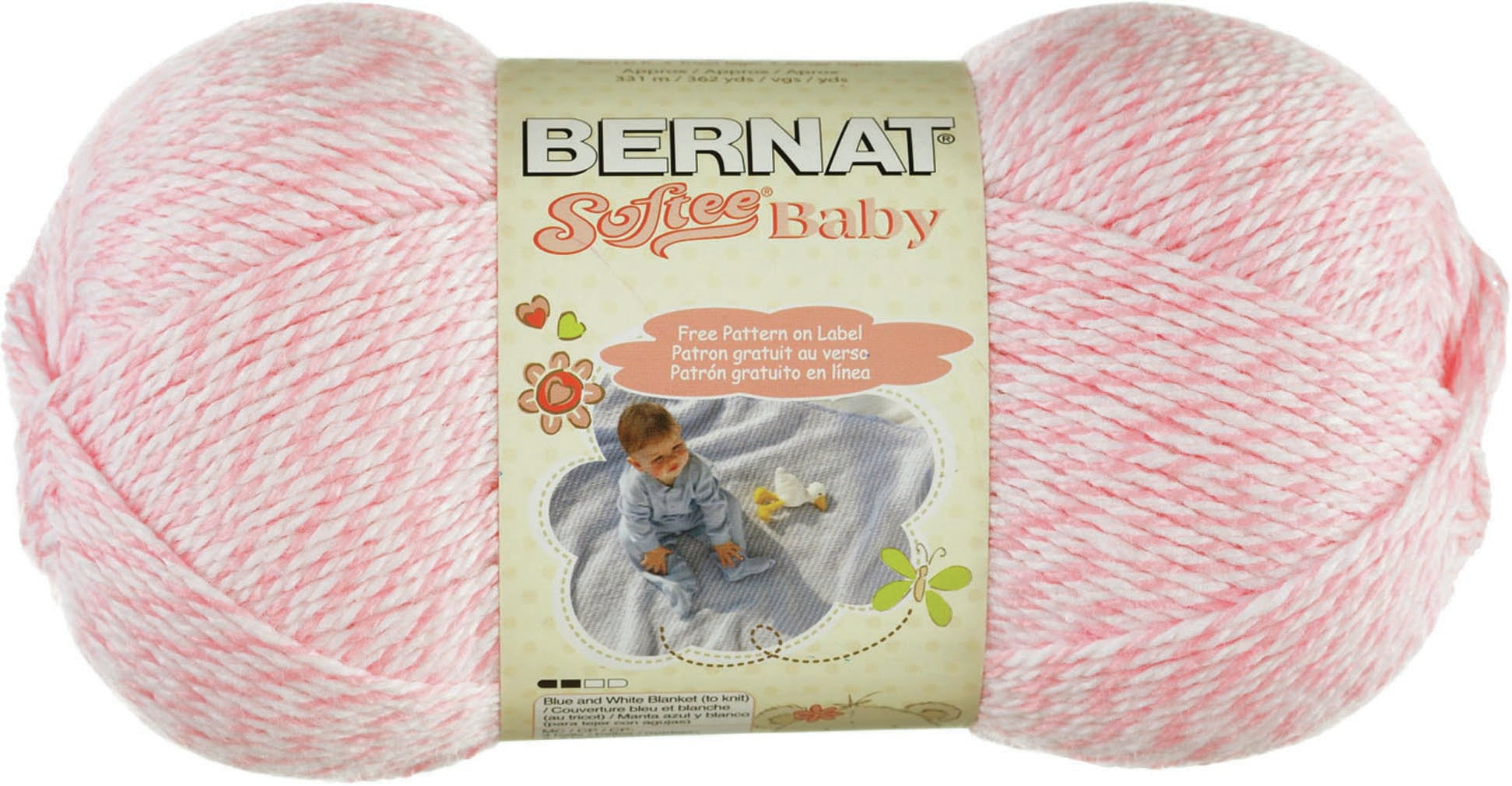 Bernat Softee Baby Yarn - Solids-Soft Peach, 1 count - Fry's Food Stores