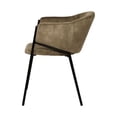 thumbnail image 2 of Silla de Comedor MUNDO IN MUEBLES ISOLLA 2101 Café diseño acolchonado en tela, 2 of 6
