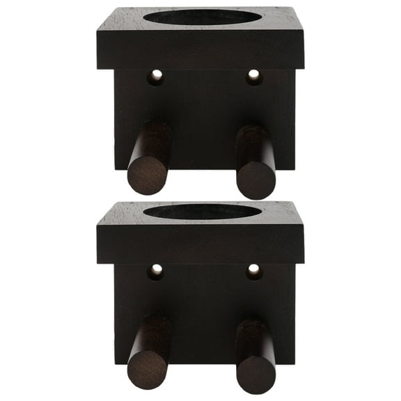 WORGEOUS 2pcs Wood Baseball Bat Rack Holder Display Wall Mount Horizontal Bat Stand For Bats And Balls Ideal For Boys Room Decor And Garage Organizer
