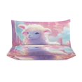 thumbnail image 4 of Cute Little Lamb Bedding Set with Zipper Closure for Girls & Boys, 4 of 6