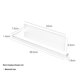 thumbnail image 5 of White Paper Towel Holder - Self-Adhesive White Wall Mounted Paper Towel Rack for Kitchen（22*6.5*7.5cm）, 5 of 5
