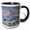 Black/White, variant on 3drose, Usa, California, Sierra Nevada Mountains. Alpenglow on Mt. Humphreys., 11oz Mug