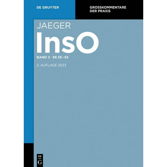 GroÃkommentare Der Praxis Â§Â§ 35-55, (Hardcover)