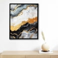 thumbnail image 4 of JEUXUS Abstract Black Gold Marble Texture Wall Art Painting Abstract Gold Wall Art Modern Posters Prints Abstract Marble Wall Art for Living Room Decor Abstract Wall Art Black and Gold Picture, 4 of 4