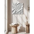 thumbnail image 6 of Wall Art Prints, Grey Geometric Framed Canvas Prints for Bedroom Living Room Bathroom Office, Modern 3D Relief Abstract Minimalist Gallery Wrap Wall Art Poster for Gifts Home Decor 20"x20", 6 of 9