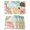 Multicolor, variant on Tropical Palm Leaves Placemats Set of 6 Summer Botanical Boho Watercolor Place Mats Indoor Wipeable Table Mats Washable Cloth Dining Table Placemats for Kitchen Holiday Party Home Decor 13x19 Inch