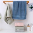thumbnail image 4 of Dvumao Towels for Bathroom, 5 Pcs Bath Towels Set For Bathroom Cotton Thick Soft Absorbent Towel Set Of 5 Household Wash Face Gift Towel, Women Gifts, 4 of 7