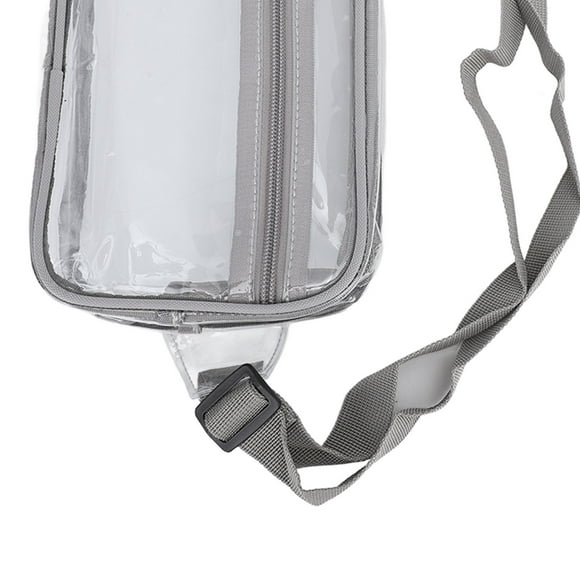 Bolso bandolera transparente, bolso bandolera transparente, bolso de hombro transparente impermeable, bolso de cintura transparente, rendimiento finamente ajustado