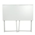 thumbnail image 5 of Zimtown White / Black Computer Laptop Writing Study Desk Modern Home Office, 5 of 5