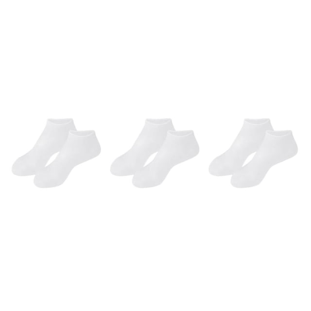 Seitruly Calcetines de gel de silicona Calcetines de protección para los pies Protector para el cuidado de los pies Blanco M Type1
