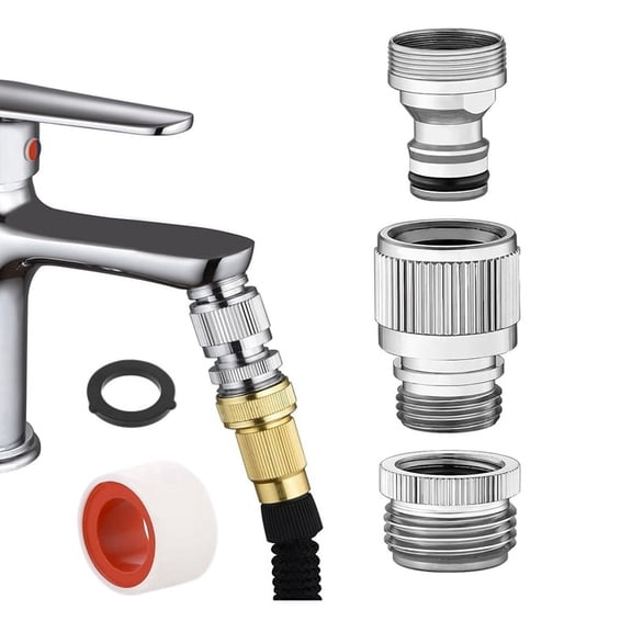 Sink to Garden Hose Adapter, Faucet to Hose Quick Connector Sink Hose for Faucet Hose That Attaches to Sink Faucet