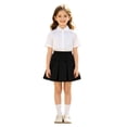 thumbnail image 3 of NinXxx Pleated Bow Detail Skirt Lightweight Underskirt Lined Summer Black 4-5 Years, 3 of 4