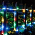 thumbnail image 3 of Luces solares de cuerda LED impermeables para exteriores, 40 pies, 100 luces LED de tubo, 8 modos, impermeables, flexibles, luces solares de cuerda de hadas para jardín, patio, valla, balcón, 3 of 5