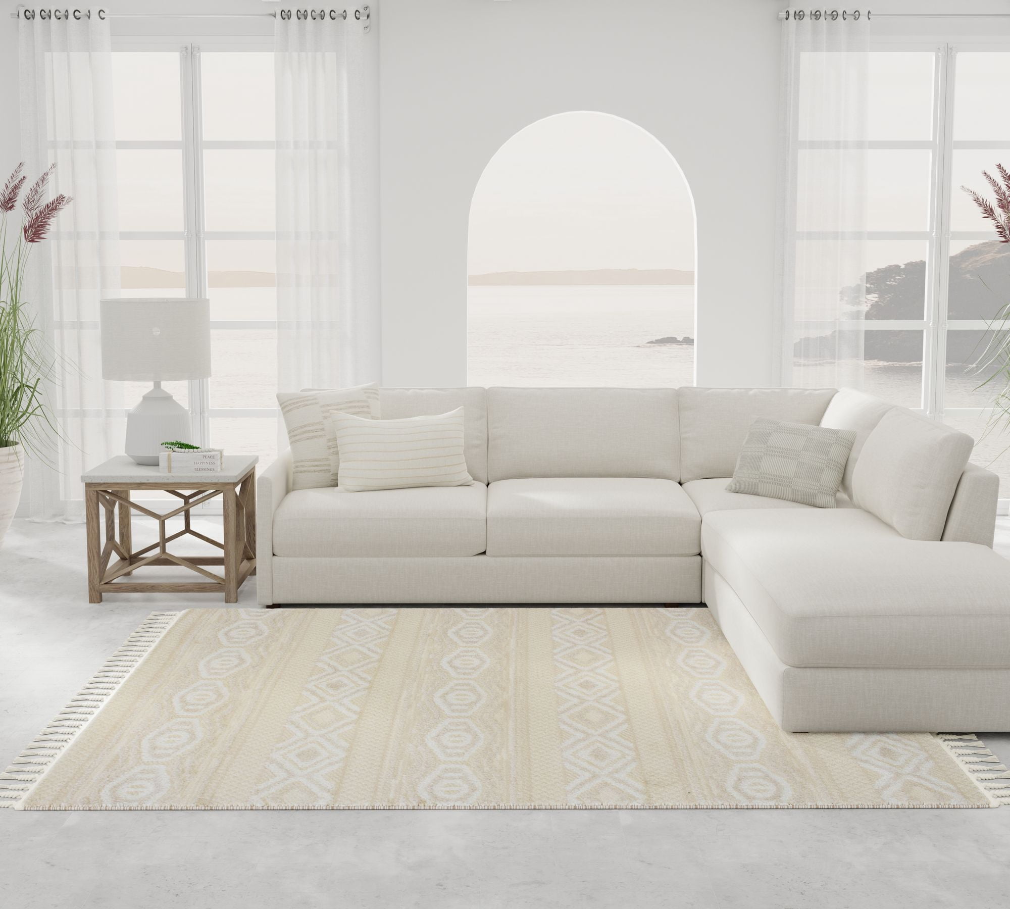 Mason Brooks Catalan IB70A Transitional Geometric 8'3" X 10'0" Area Rug
