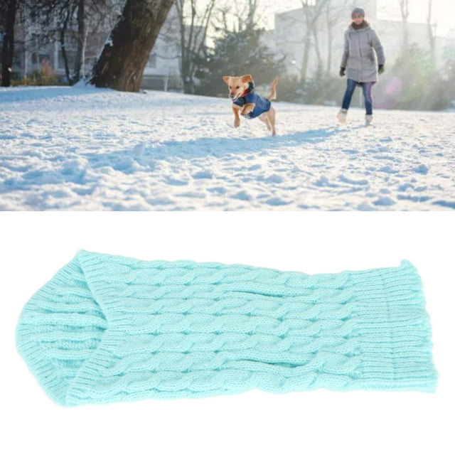 Suéter de Invierno para Perros Suéter de Punto Suave con Diseño de Dos Patas para Mascotas con Cuello Resistente Al Viento para Viajes Diarios Al Aire Libre ANGGREK Otros