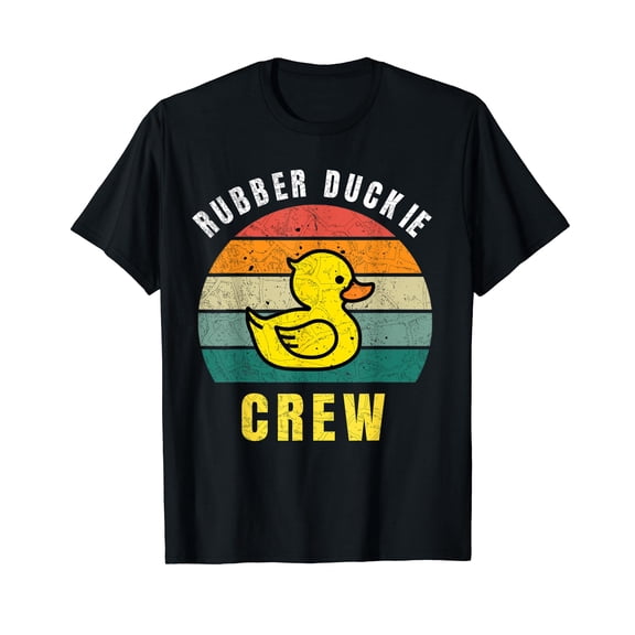 Rubber Duckie Crew T-Shirt - Funny Rubber Duck T-Shirt