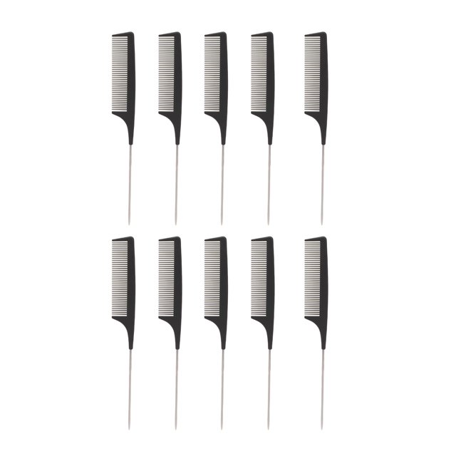 Hair Parting Combs,10pcs Rat Tail Combs Styling Hair Comb Parting Tail Combs Sturdy Construction