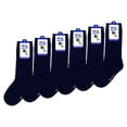 thumbnail image 1 of Calcetines De Algodón Gran Galeon Para Niño Pack con 6 Pares Talla 6-8 Años Azul Marino Gran Galeón 600, 1 of 3