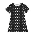 thumbnail image 5 of Pounoo New Kids Dresses Girls Toddler Girls Dress Muslin Cotton Girls Smocked Dress Puff Sleeve Summer Casual Little Girls Dresses Girls Dresses 7-8, 5 of 10