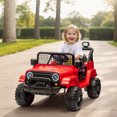 thumbnail image 3 of UBesGoo Voiture Électrique pour Enfants 12V avec Télécommande, Phares, Musique - Rouge, 3 of 6