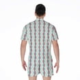 thumbnail image 2 of Red And Blue Dna Pattern Short Sleeve Men'S Rompers Casual Summer Jumpsuits Outfit, 2 of 4