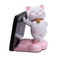 thumbnail image 1 of Soporte para teléfono Amamcy, adorno de escritorio con forma de gato lindo, de resina, 1 of 8