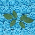 thumbnail image 3 of Wrapables Artificial Rose Flower, Real Touch Flowers for DIY Wedding Bouquets and Centerpieces, Light Blue, 3 of 3