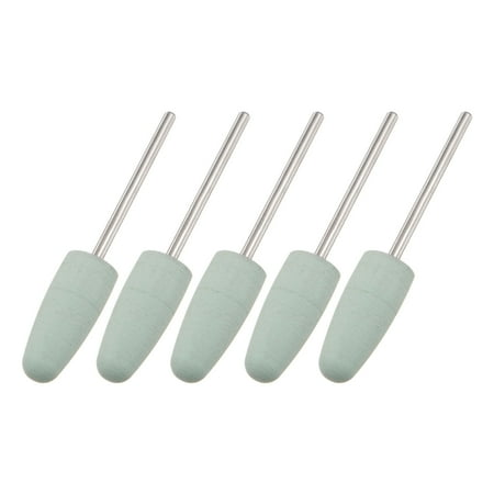 

5 Pack Silicone Rubber Grinding Buffing Wheels 800 Grits 10mm Dia Cone Shape Polishing Head